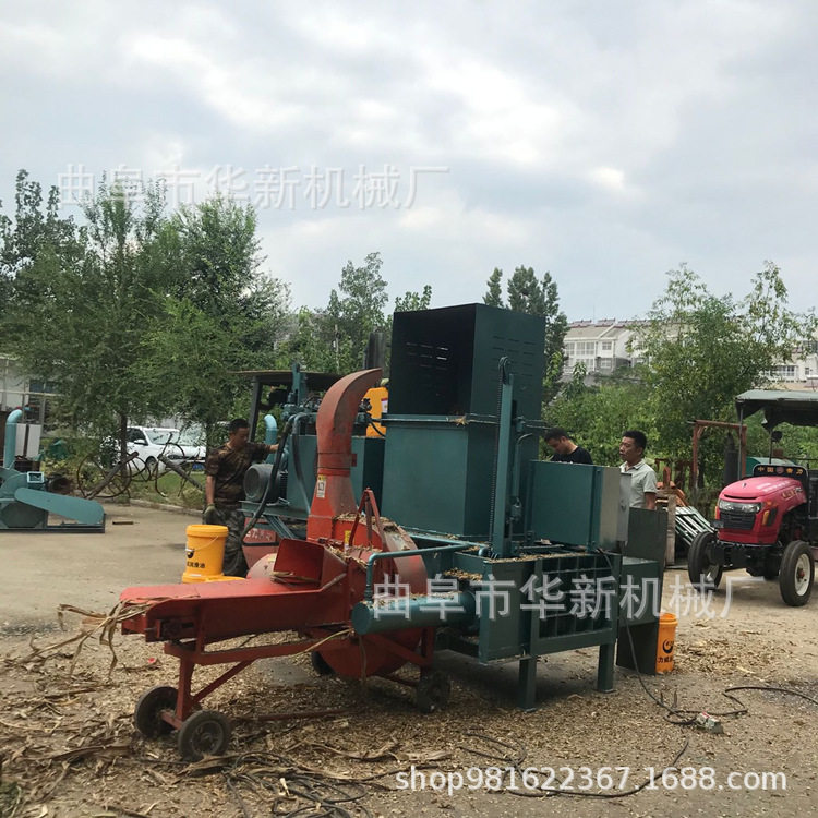 自动进料青贮粉碎机 大型养殖场铡草机 玉米秸秆青储铡揉一体机