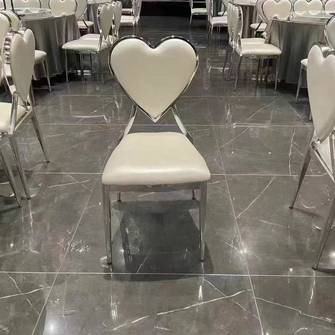 婚礼宴会白色竹节金色靠背椅