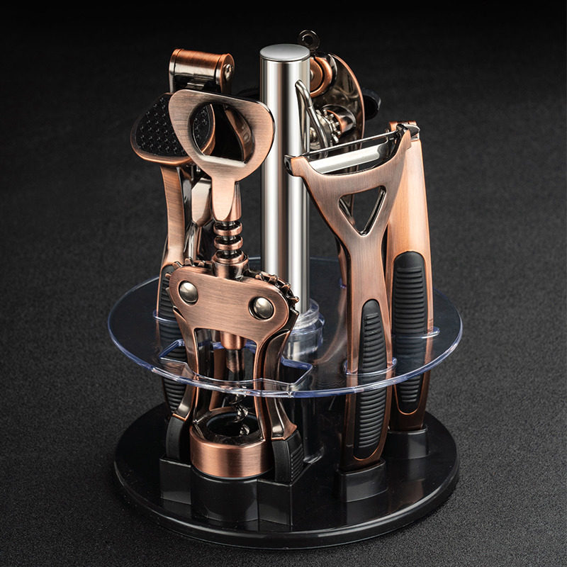厨房小工具组合套装红酒开瓶器削皮器核桃夹子家用大全