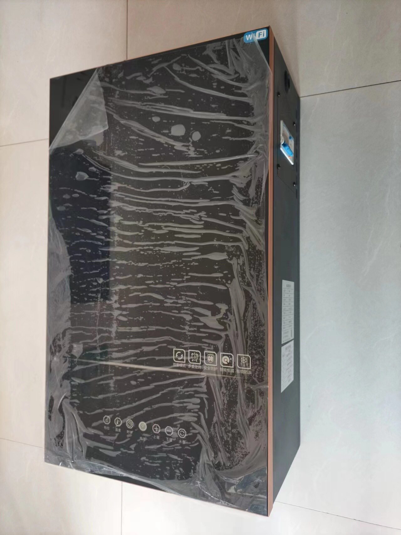 12KW匠奥陶瓷半导体采暖热水炉内置泵封闭家用电壁挂炉供暖120平