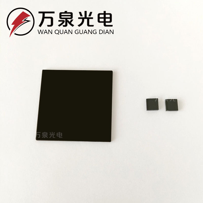 HWB800通过红外高透可见截止黑玻璃滤光片滤镜滤波片可加工定制