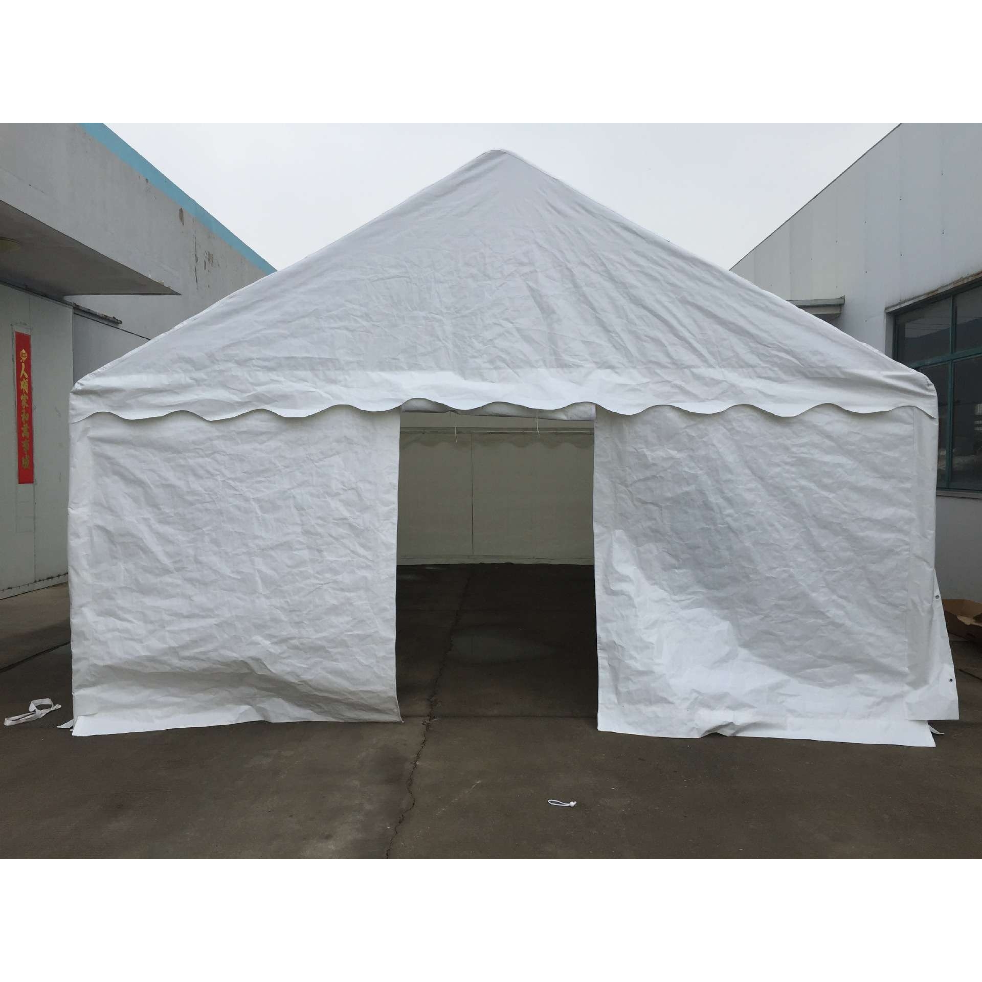 5x8m PE大棚，婚礼聚会蓬带波浪边