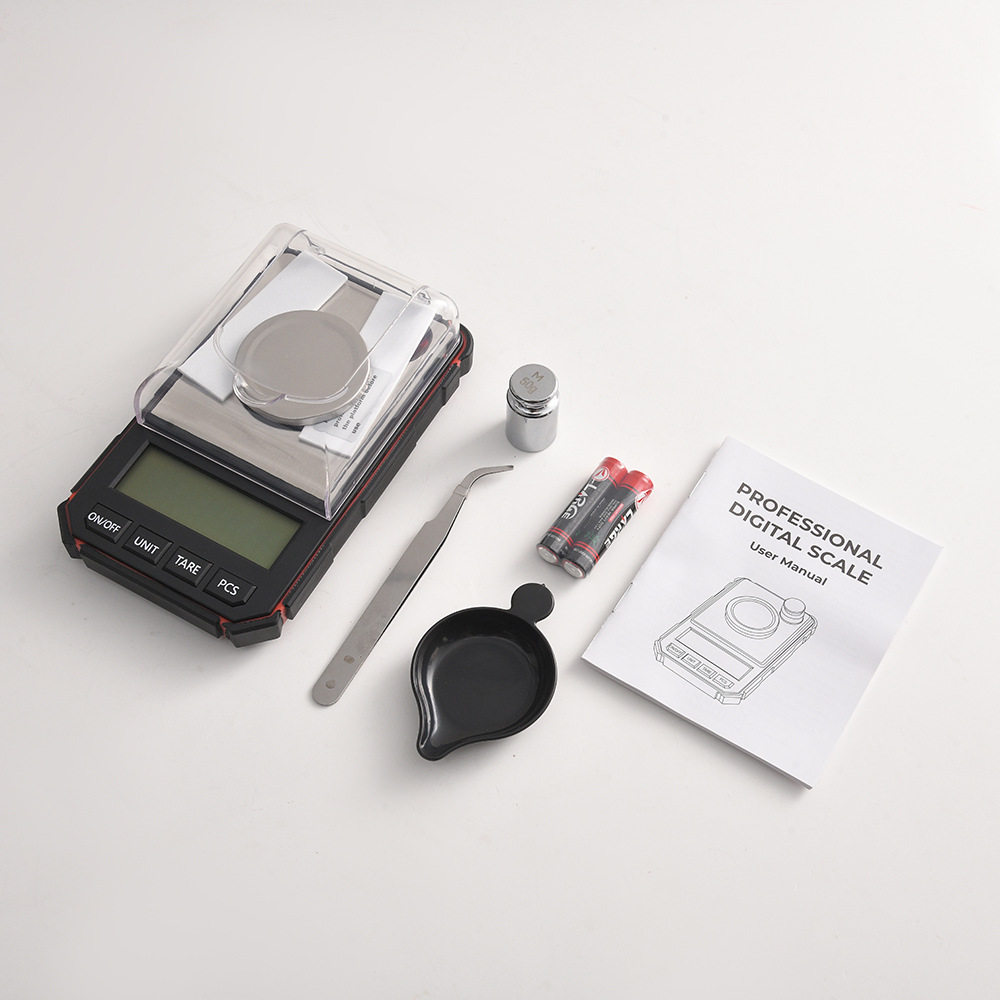 跨境外贸精准电子秤便携工具珠宝秤迷你电子口袋克重秤50g/0.001g