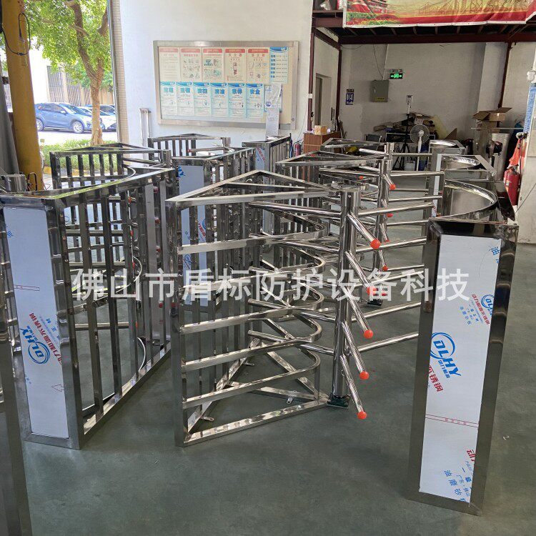 车站进出口手动机械式旋转单向门厂家现货供应多种尺寸单向旋转门