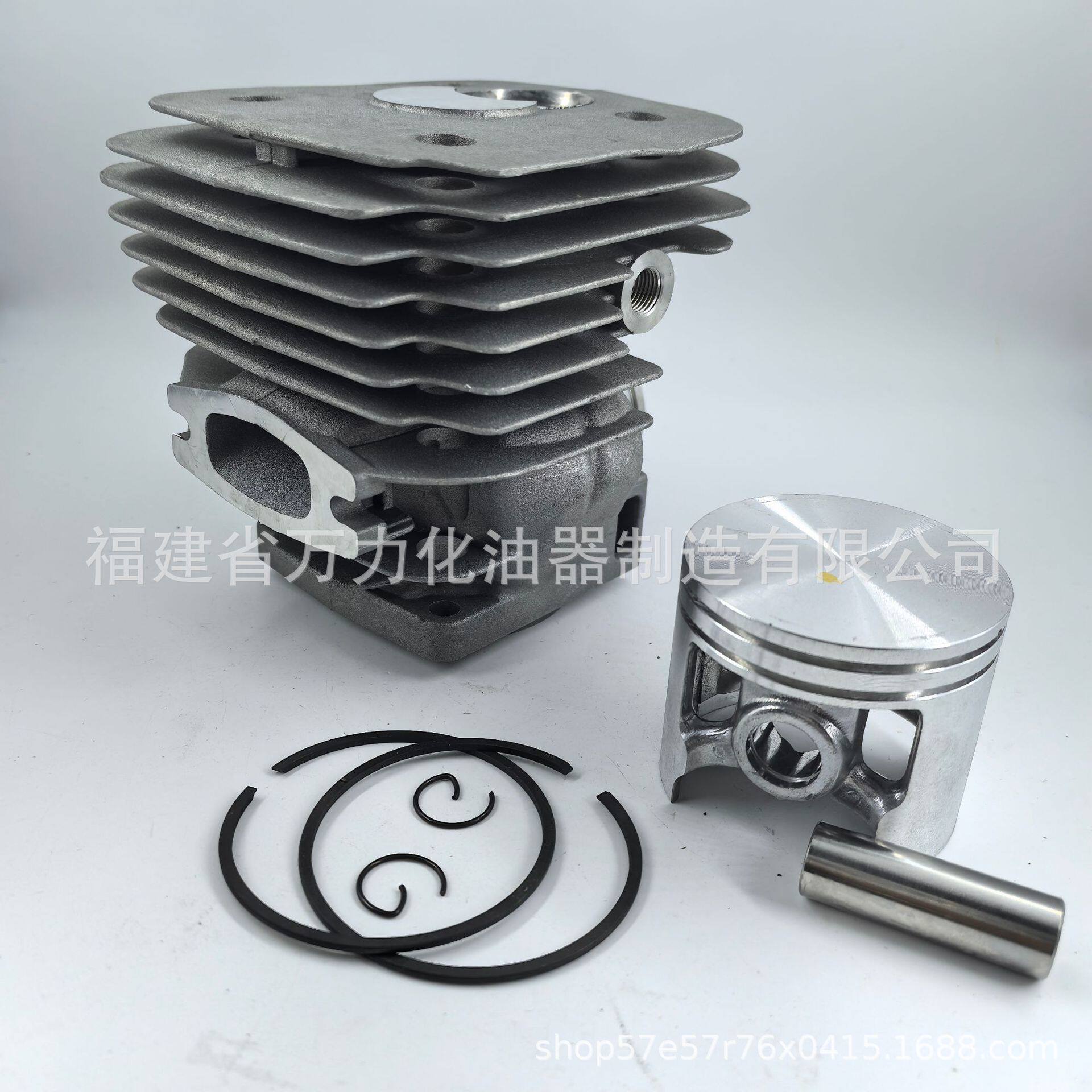 Husqvarna395缸径 56mm园林工具浇铸汽油油锯活塞汽缸总成