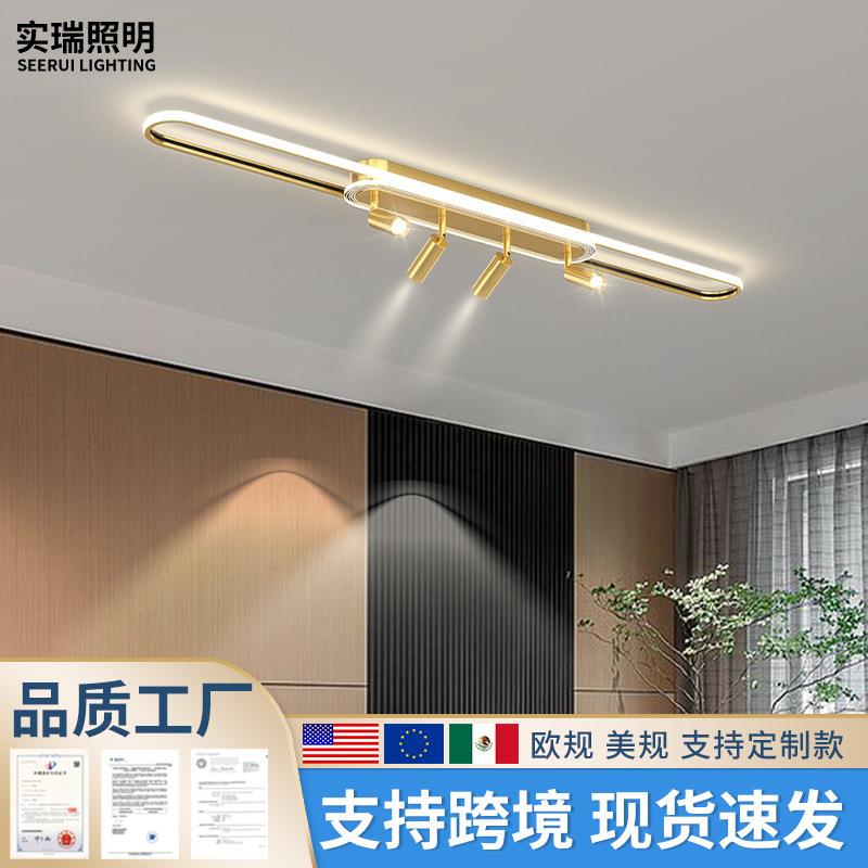 走廊过道灯现代简约创意客厅入户灯新款北欧智能家用LED吸顶灯具