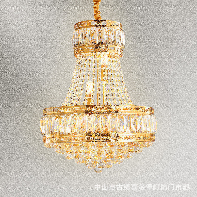 轻奢吊灯水晶灯后现代客厅灯餐厅吊灯玄关过道酒店别墅售楼部吊灯