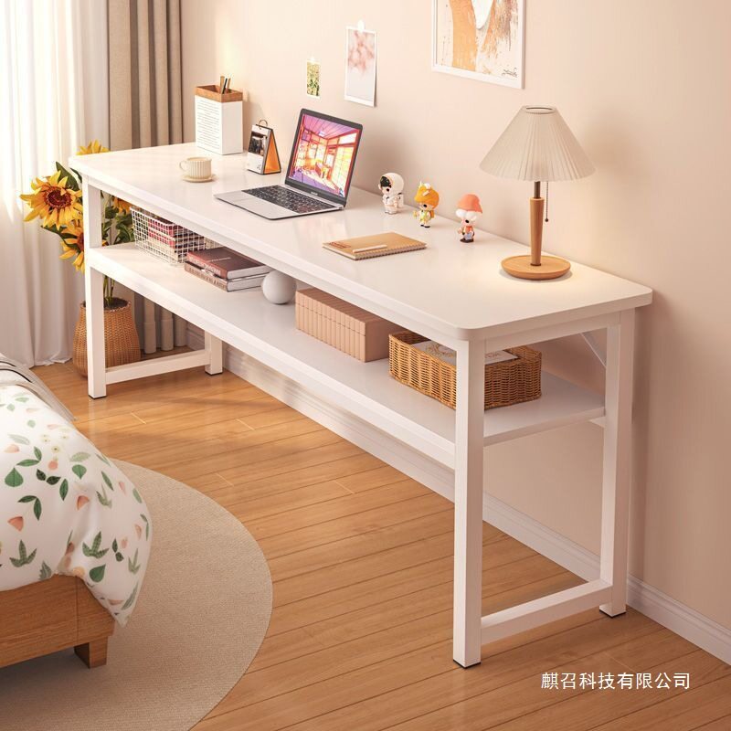 长条桌简易办公桌子简约电脑桌家用卧室学习桌靠墙窄边桌长方形桌
