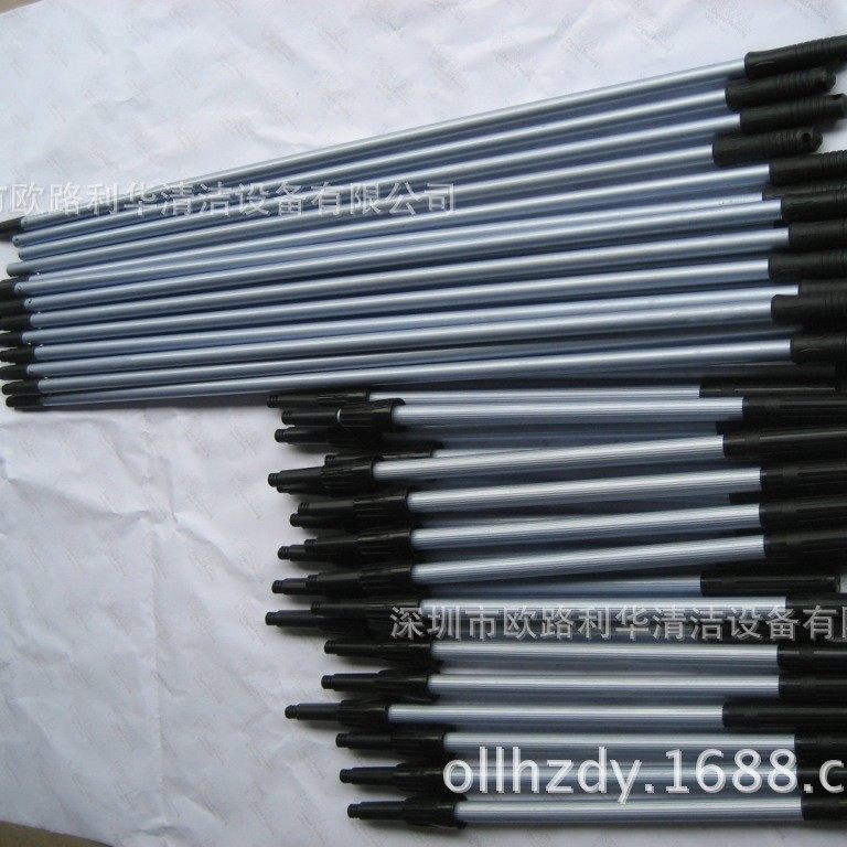 4.0M二节可伸缩高空作业杆 家庭清洁工具 高空高处灰尘清扫全铝