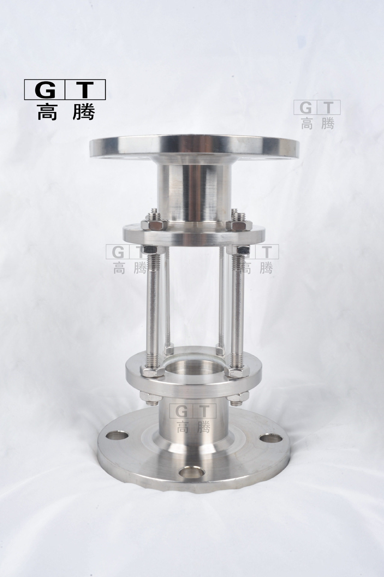 厂家供应 不锈钢玻璃管法兰视盅 衬氟玻璃筒视镜 HGS07-126