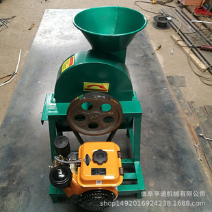 出口薯类切片机 家用地瓜干晾晒切片机 汽油款木薯切片机