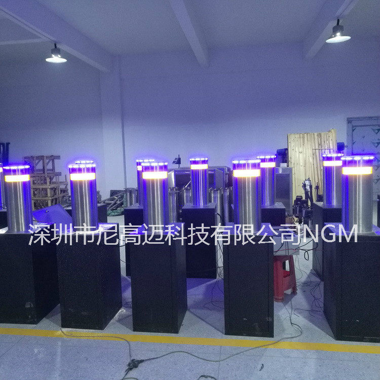 不锈钢液压一体式升降柱路障防撞柱挡车器全自动液压升降柱路桩
