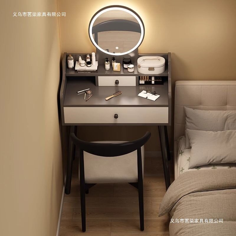 小户型卧室化妆桌梳妆台一体