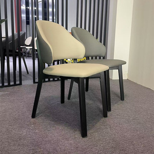 YO-0060北欧实木餐椅家用现代简约轻奢网红化妆凳子靠背书桌椅子