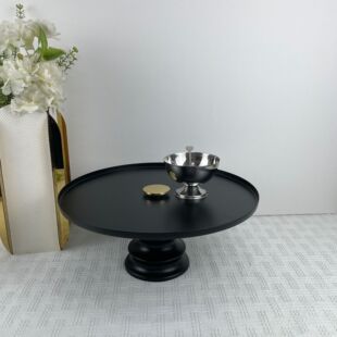 简约创意客厅样板房黑色极简收纳置物果盘新款干果果盘