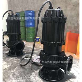 WQ无堵塞污水泵杂质潜污泵排污泥水泵QW不阻塞潜水排污泵