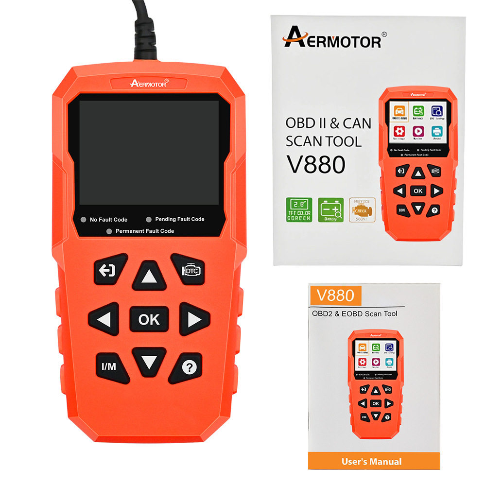 V880OBD2汽车诊断扫描仪多语言