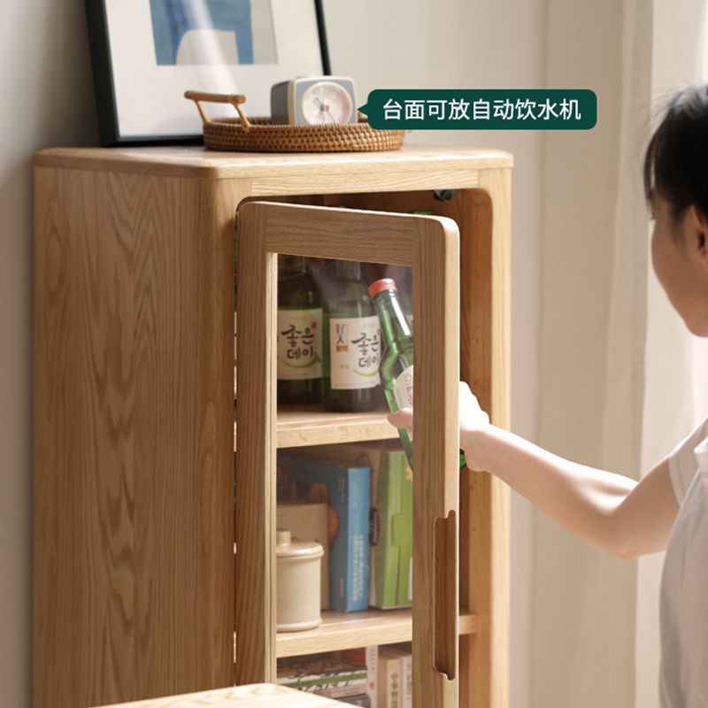 北欧简约纯实木橡木电视柜