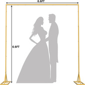 婚庆道具舞台背景装 饰架婚礼区庆典派对气球拱门支架路引场景布置