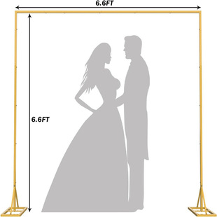 婚庆道具舞台背景装饰架婚礼区庆典派对气球拱门支架路引场景布置