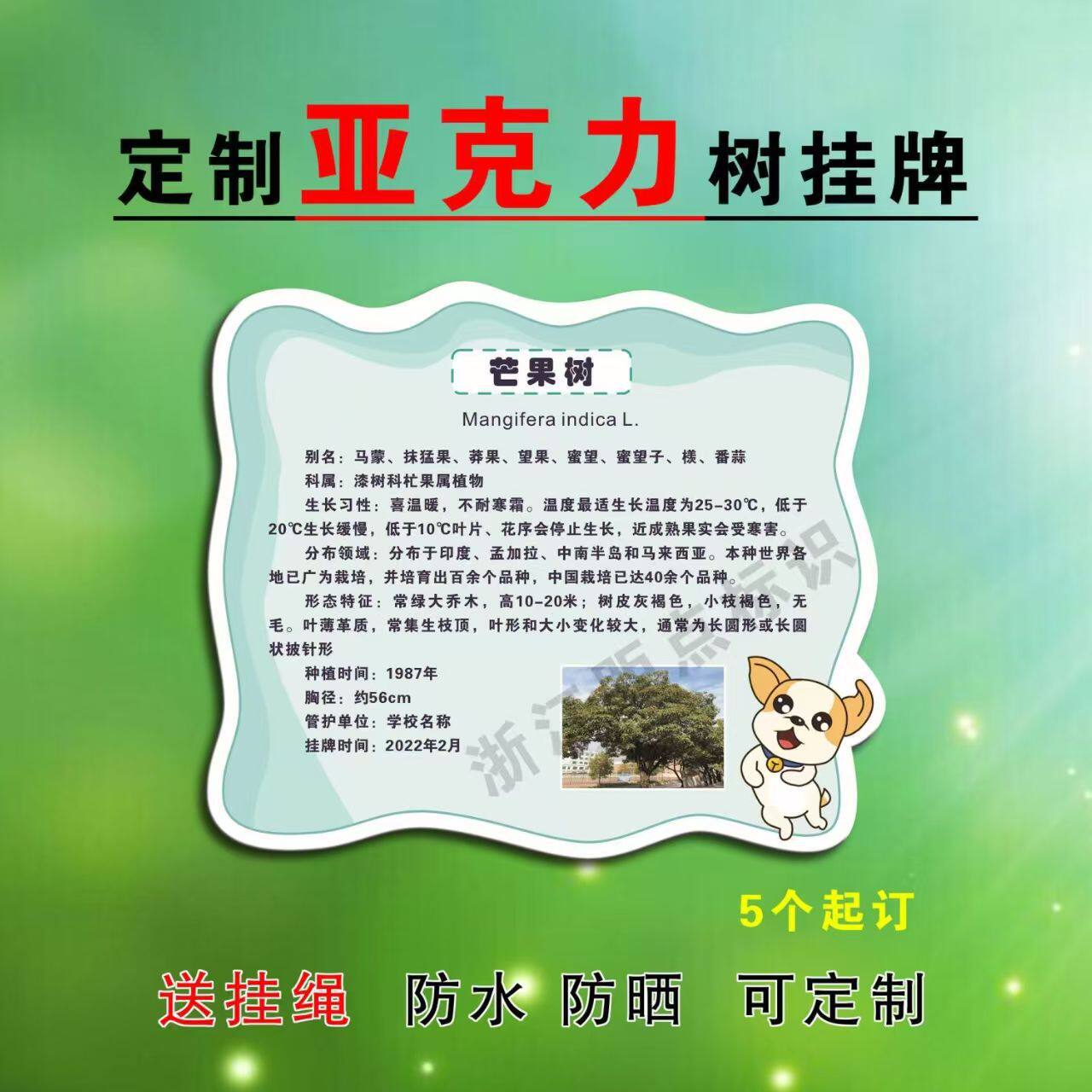 批发户外花草花园公园草地草坪小区物业标识牌绿化爱护提示牌绿植