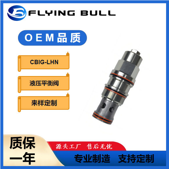 液压插装阀平衡阀飞牛抗衡阀工程机械配件CBIG-LHN螺纹插装阀