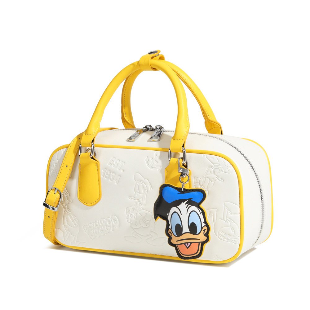 Disney迪士尼2026春夏联名新款手提波士顿包卡通可爱通勤斜挎女包