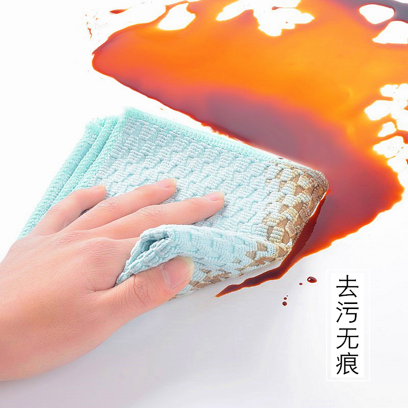抹布家务清洁厨房吸水不掉毛家用擦桌布擦玻璃毛巾擦洗碗布