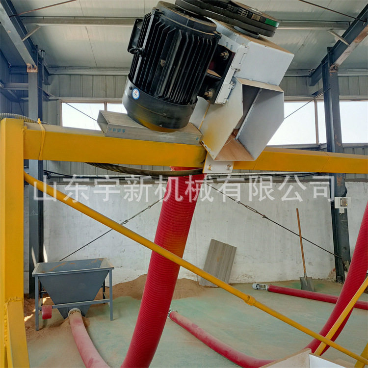 车挂式牛筋软管提升机吸粮输送机