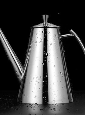 现30603不4锈钢三角油壶家用过厨房餐厅油瓶大容量滤酱醋货瓶隔油