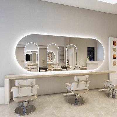 横挂理店镜子竖挂网红美发店剪镜台发廊专EGB用挂墙烫染发发大通