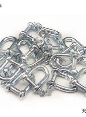 国标卸扣u型卡大全重型锁吊钩拖车起重钢丝环绳卡吊扣装WUZ吊环扣