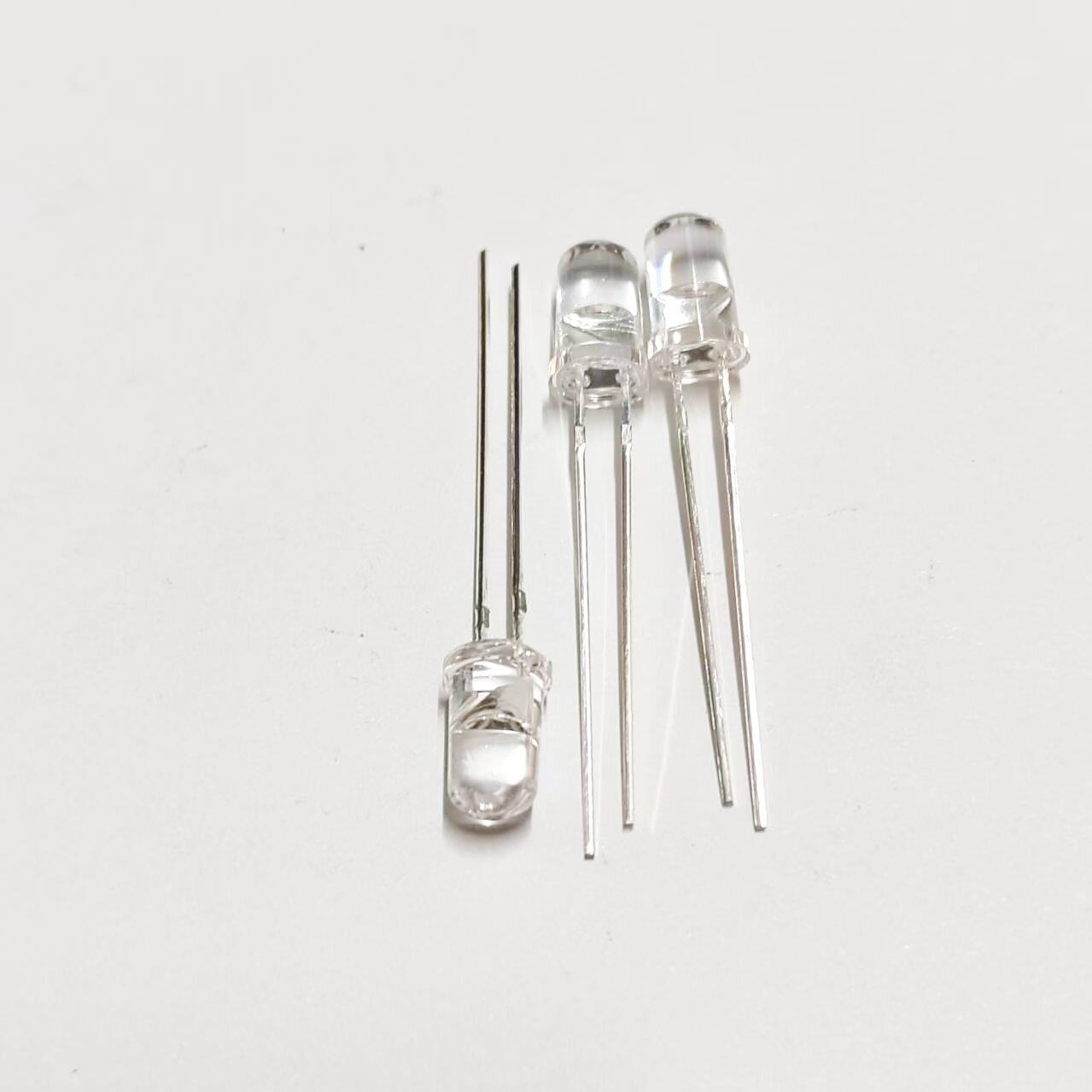 lemd灯珠5m圆红头超高亮大角度光L348ED全列水下诱系鱼灯led水下