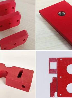 大红色GP-3耐高O层压板玻璃温纤维板GP毡OKSY-3板制品红色绝缘板