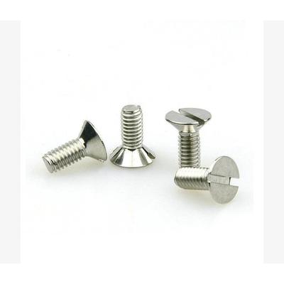 三价蓝锌DIN963字一沉白头螺钉机CIIM6*16