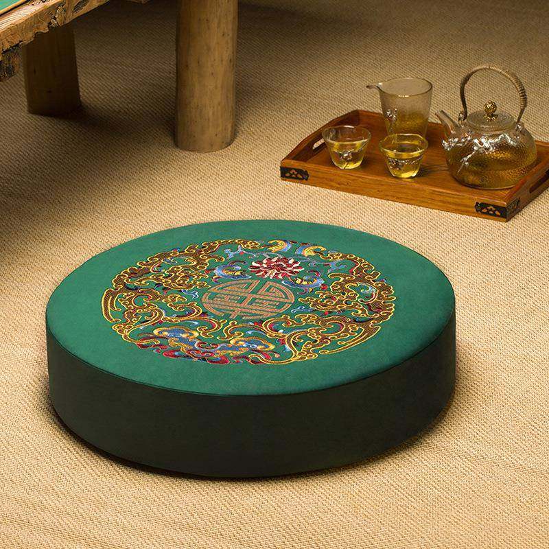 华幔盛庭蒲拜拜团垫圆形地上打坐坐垫禅修垫佛家跪垫家用大PUR礼