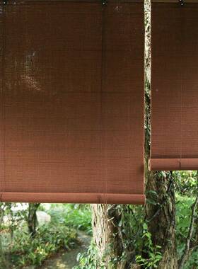 民卷高遮光竹帘帘茶室卷遮阳竹窗帘帘酒店宿工程装KGZ修新中式卷