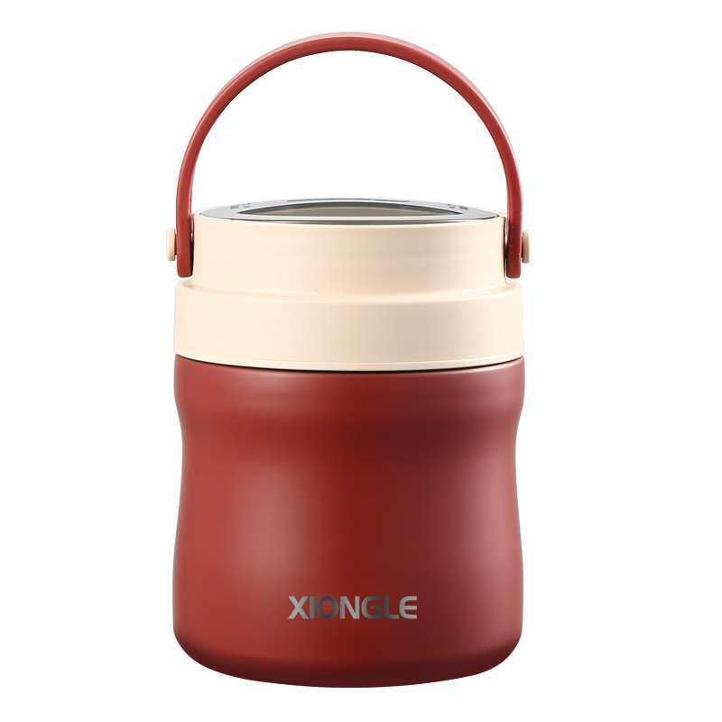 超长保温918饭盒304不锈上温班层族钢学生两保汤饭桶可爱小饭盒