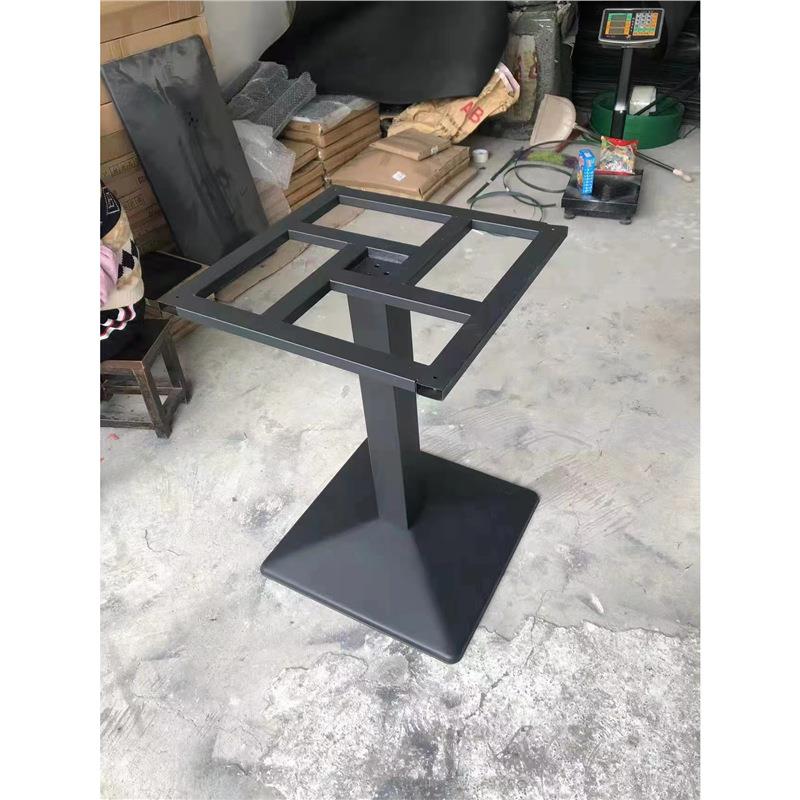 桌子BZT铁艺桌支腿架金属锈桌脚不钢桌架吧台脚架茶腿几圆桌餐桌