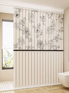 磁吸折FHE叠隐形帘门卫生间隔帘防水防霉免打孔断浴淋浴干湿分离