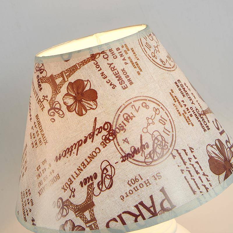 美式家园田园灯儿童房led眼写字台房书床头装饰巴黎铁塔UEB护台灯