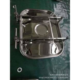 厂家直供开不锈钢方形人孔手孔快手孔盖常Ф150-53快开压力人压孔