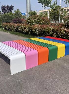 公园椅户外休闲场长椅子场室外庭院球息长条凳商座椅LKC广场露休