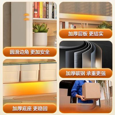 白板门轨道早教画画白板门书架磁吸儿童钢制卧室空白书柜本架