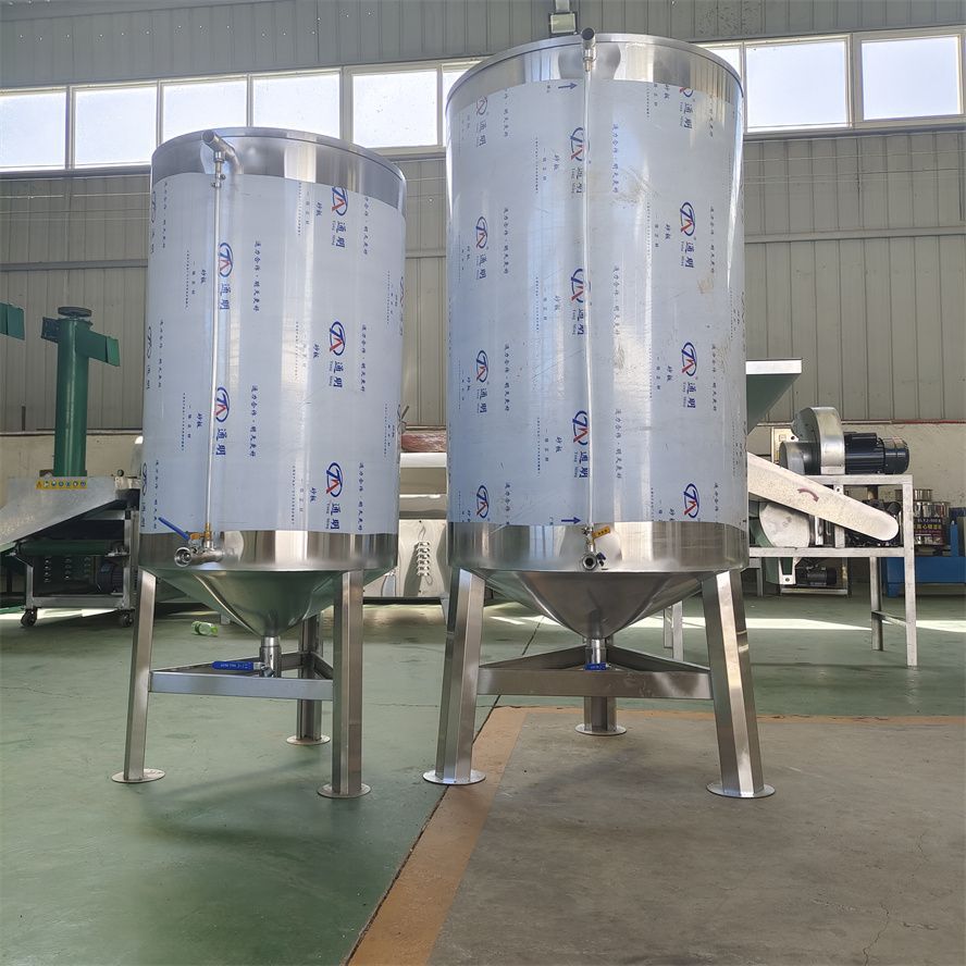 油坊储油罐加厚不锈钢沉淀罐花生油冷滤罐储存罐香油密封罐锥型底