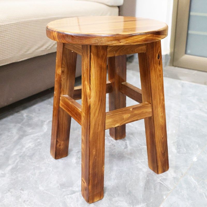 全实木圆凳仿古中式板凳家用餐厅现代简约火锅店原木凳榫卯换鞋凳,住宅家具,矮凳,淘宝优惠券,粉丝福利购,淘宝优惠卷