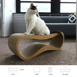 猫抓板猫窝一体耐抓耐磨不掉屑超大号瓦楞纸磨爪器猫咪玩具抓不烂