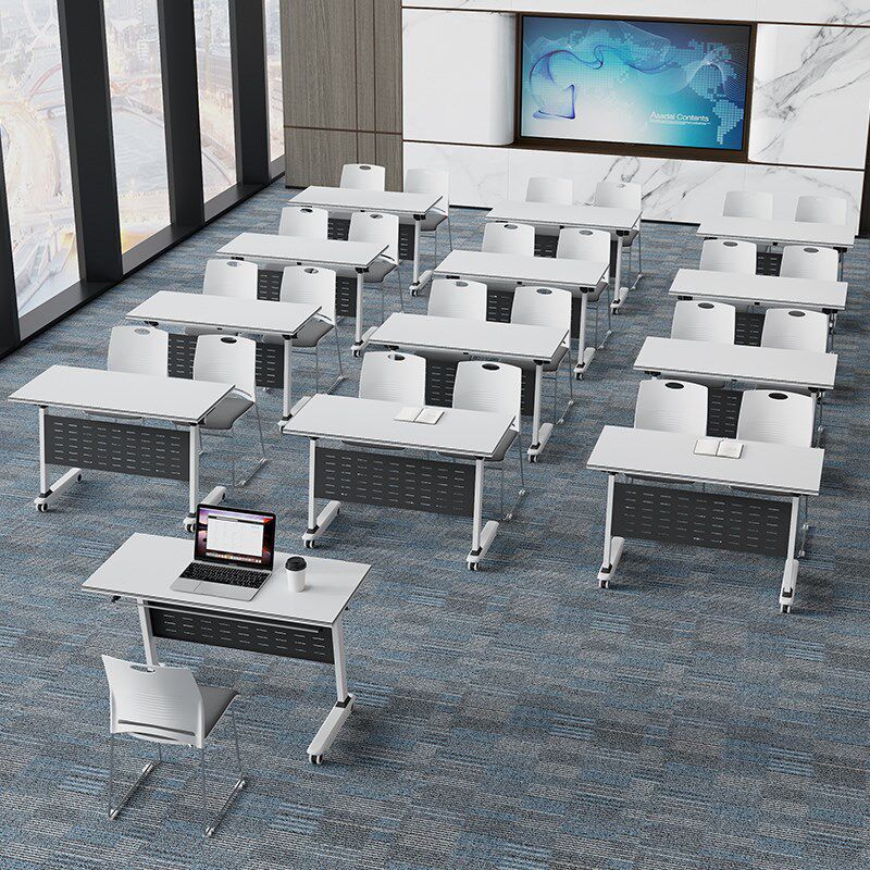 培训桌折叠会议桌课桌可移动办公桌培训桌椅组合条桌拼接带轮桌子