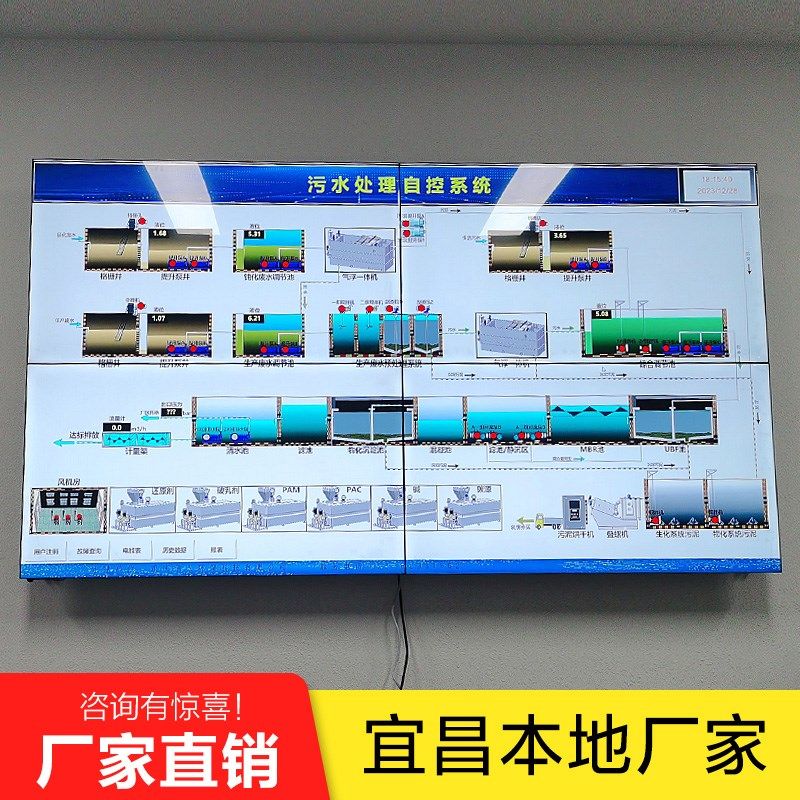 宜昌55寸高清液晶拼接屏46寸会议室广告宣传电视墙指挥中心超窄边