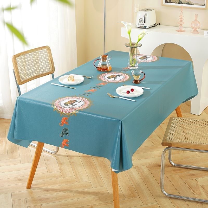 高级感桌布pvc防水防油防烫免洗餐桌茶几客厅ins长方形正方形桌垫,居家布艺,桌布,淘宝优惠券,粉丝福利购,淘宝优惠卷